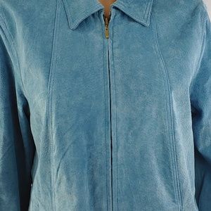 Coldwater Creek Women's Blazer Suede Jacket Size M